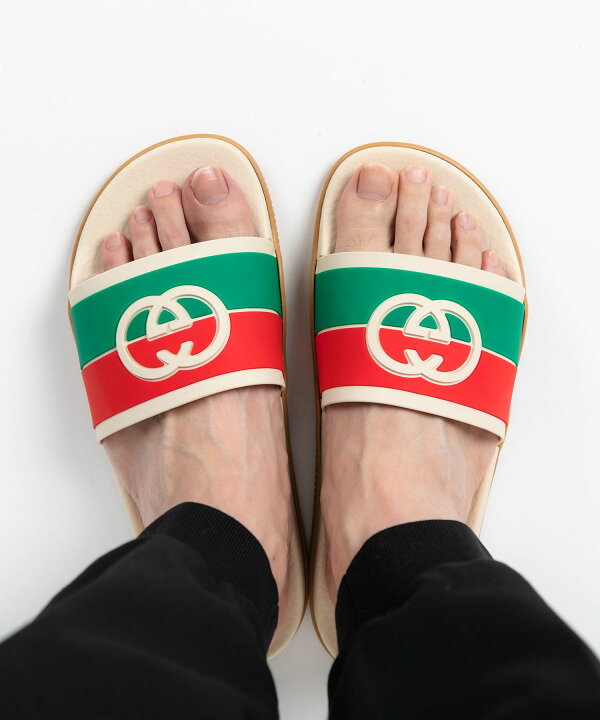 楽天市場】グッチ GUCCI 655265 JFA00 サンダル メンズ シューズ 