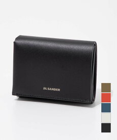 ジルサンダー JIL SANDER J25UI0005 P5995 三つ折り財布 オリガミ メンズ 財布 ミニ財布 レザー ロゴ コンパクトウォレット 折り畳み 本革 小銭入れ プレゼント ギフト シンプル 記念 お祝い ORIGAMI WALLET ブラック