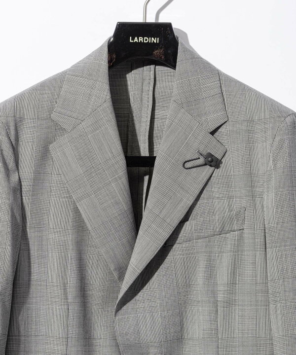 楽天市場】ラルディーニ LARDINI サマーウール グレンチェック スーツ 
