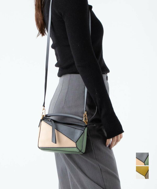 楽天市場】ロエベ LOEWE A510U95X34 ショルダーバッグ PUZZLE MINI BAG 