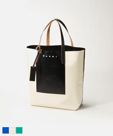 マルニ MARNI SHMQ0044A0 P3572 トートバッグ TRIBECA SHOPPING BAG メンズ レディース バッグ トライベッカショッピングバッグ 手提げ 肩掛け お出かけ カジュアル ロゴ おしゃれ バイカラー プレゼント ギフト 大容量 A4収納 記念 お祝い 全4色