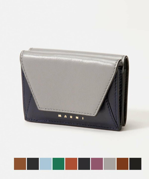 楽天市場】マルニ MARNI PFMO0056U1 P2644 三つ折り財布 MUSEO TRIFOLD 