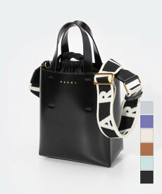 マルニ MARNI SHMP0039U1 LV639 トートバッグ レディース バック ミュゼオ ミニ 3way シンプル ロゴ 通勤 旅行 おしゃれ プレゼント ギフト 鞄 贈り物 記念 お祝い MUSEO BAG MINI ブラック