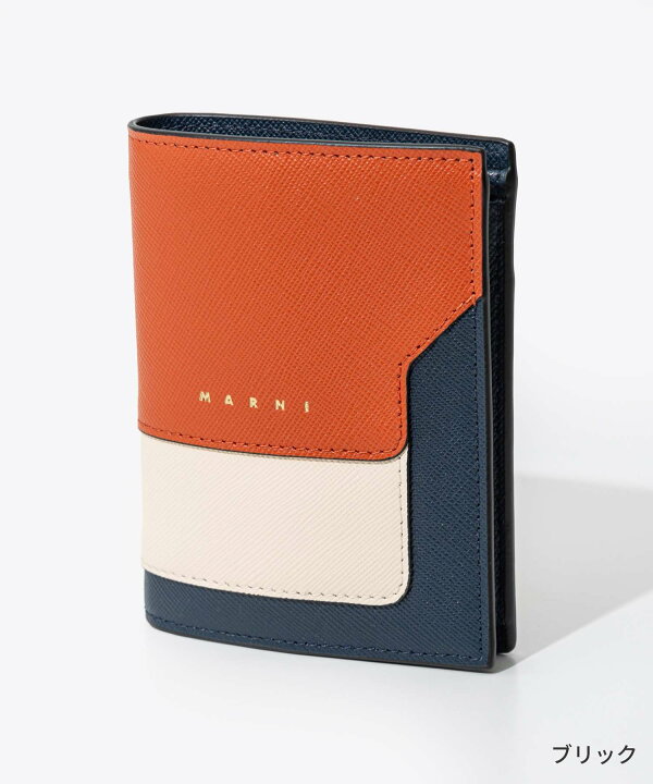 楽天市場】マルニ MARNI PFMOQ14U13 LV520 二つ折り財布 BILLFOLD W 