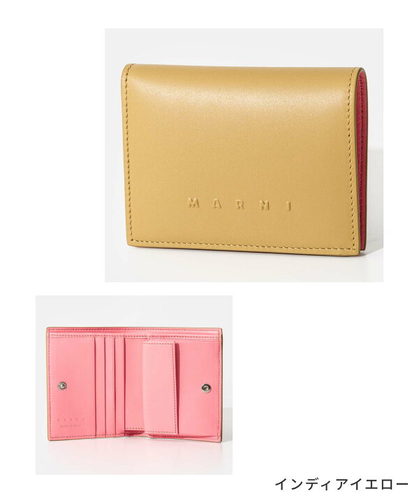 楽天市場】マルニ MARNI PFMOQ14Q09 P5298 二つ折り財布 BILLFOLD 