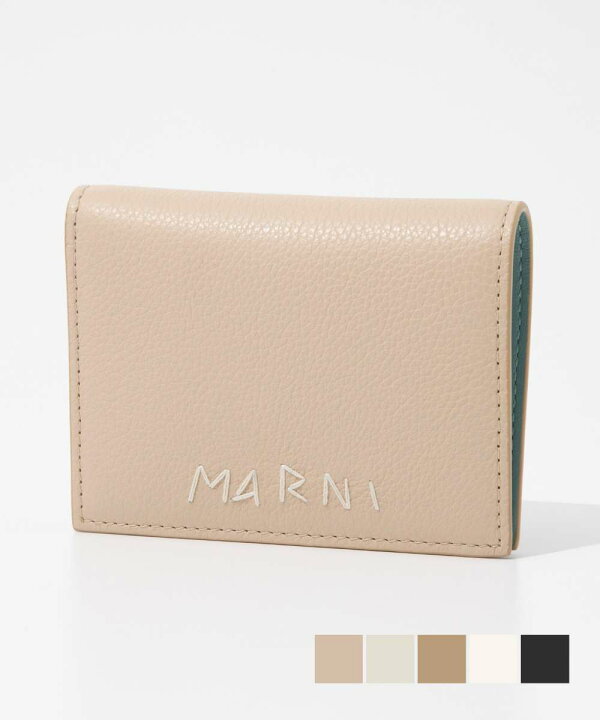 楽天市場】マルニ MARNI PFMOQ14Q10 P6533 二つ折り財布 BIFOLD WALLET 