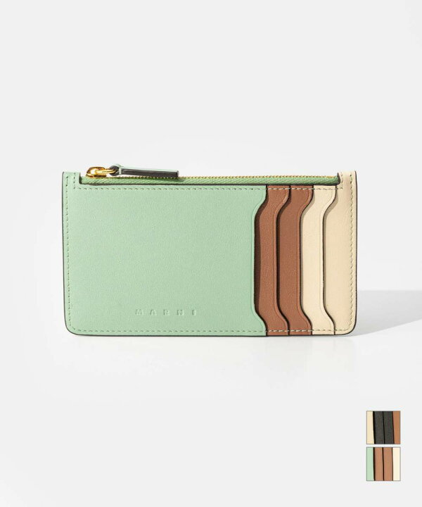 楽天市場】マルニ MARNI ZIPPED CARD CASE ジップドカードケース 