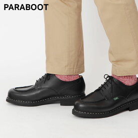 パラブーツ PARABOOT 710709 ビジネスシューズ シャンボード CHAMBORD メンズ シューズ シューズ ローファー レザー ブラック NOIR 革靴 本革 フランス製 通勤 通学 紳士靴 Uチップ プレゼント ギフト ブラック 25.5～28cm