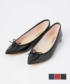 レペット repetto V1556V パンプス BRIGITTE レディース シューズ 【NEW SIZE】 ブリジット パテントレザー バレエシューズ エナメル ポインテッドトゥ フラット ペタンコ リボン 1.0cm 靴 全3色