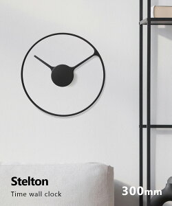 Xeg Stelton 851 |v Time wall clock a 30cm jZbNX v ^CNbN Ǌ|v EH[NbN Vv f}[N ubN