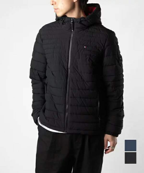 楽天市場】トミーヒルフィガー TOMMY HILFIGER STRETCH QUILTED HOODY 