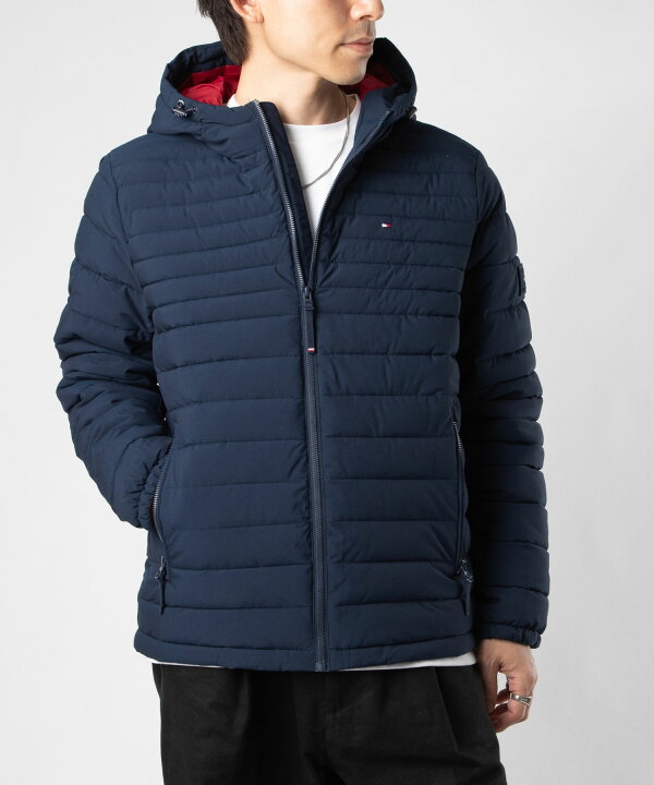 楽天市場】トミーヒルフィガー TOMMY HILFIGER STRETCH QUILTED HOODY 