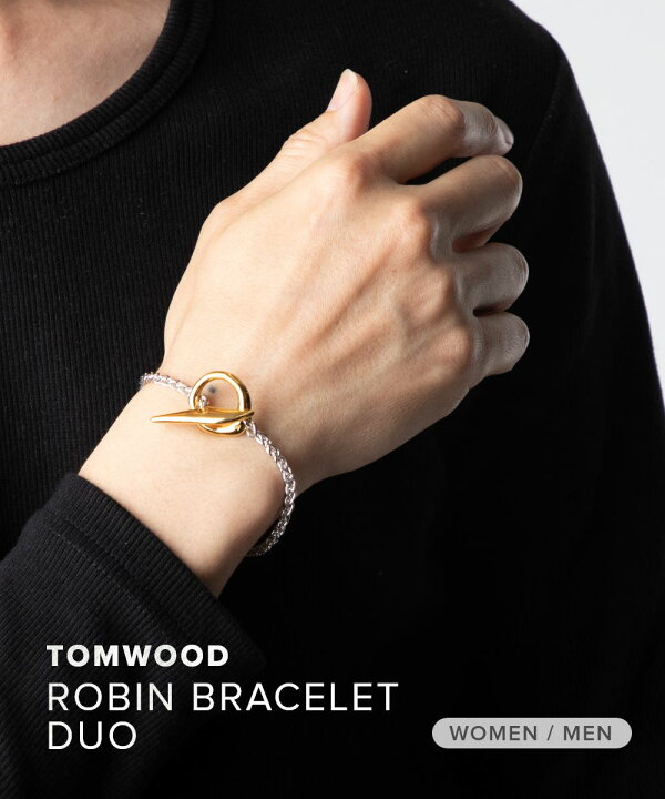 楽天市場】トムウッド TOM WOOD Robin Bracelet Duo BSG080NZ01S925/9K 