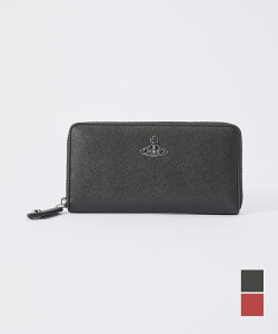 ���B���B�A���E�F�X�g�E�b�h Vivienne Westwood 51050023 S000B �����z SAFFIANO BIOGREEN CLASSIC ZIP ROUND WALLET ���f�B�[�X ���z ���b�h �u���b�N