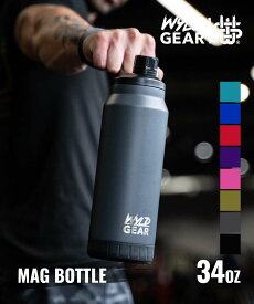 ワイルドギア WYLD GEAR WyldGear マグボトル 34OZ | 1,005ML ユニセックス レジャー キャンプ用品 1L キャンプ トレーニング ドリンクウェア ボトル 蓋 保冷 保温 タンブラー 真空2層構造 ステンレス アウトドア BBQ バーベキュー 34オンス 水筒