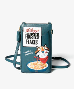 �A�j�� �n�C���h�}�[�` ANYA HINDMARCH Anya Brands Zip Phone Pouch on Strap Frosted Flakes in Shiny Capra 5050925201971 �X�}�[�g�t�H���P�[�X ���f�B�[�X �o�b�O