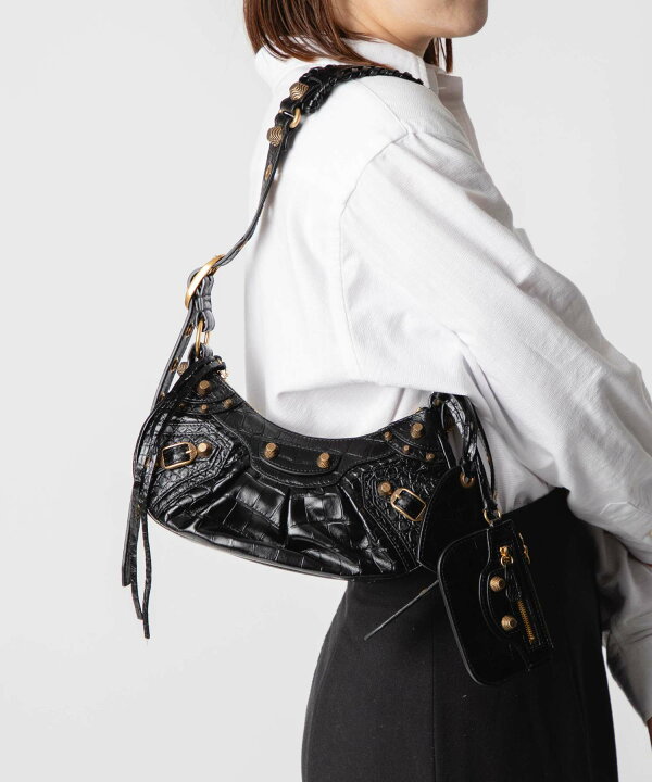楽天市場】バレンシアガ BALENCIAGA LE CAGOLE XS SHOULDERBAG ANTIQUE 