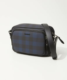 バーバリー BURBERRY 8073271 ショルダーバッグ ML PADDY NCE メンズ バッグ クロスボディ マズウェル ロゴ チェック柄 カジュアル 斜め掛け 鞄 A1222 プレゼント お祝い 記念 お出かけ ギフト ネイビー