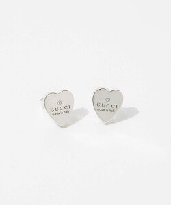 Ob` GUCCI 223990 J8400 sAX EARRINGS WITH GUCCI TRADEMARK ENGRAVED HEART SHAPE IN STERLING SILVER fB[X ANZT[ n[g `[t X^bYsAX Vv WG[ S Mtg v[g
