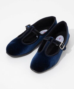 �y���K�i�z �W�����@�t���b�N�X JAVERFLEX VELVET T-STRAP SHOES �x���x�b�g T�X�g���b�v �V���[�Y 25-42508 �t���b�g�V���[�Y �p���v�X ���f�B�[�X �V���[�Y