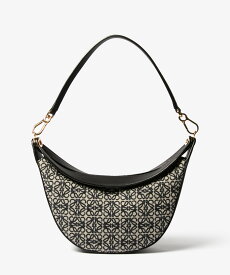 ロエベ LOEWE A923PM1X02 ハンドバッグ レディース バッグ ルナ スモール アナグラム レザー エレガント 本革 ジャガード おしゃれ お出かけ クリスマス プレゼント ギフト 鞄 LUNA SMALL ANAGRAM BAG ネイビー×ブラック