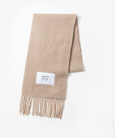 メゾンキツネ MAISON KITSUNE LW06206WA0022 スカーフ BABY ALPACA PLAIN SCARF メンズ ファッション小物 ベビー アルパカ プレーン マフラー 無地 ウール おしゃれ プレゼント ギフト 贈り物 シンプル 誕生日 記念 お祝い 秋冬 防寒 ダークベージュ レモン