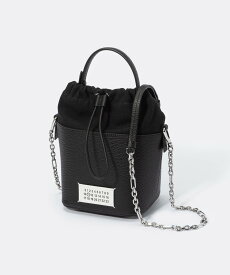 メゾン マルジェラ MAISON MARGIELA S61WG0035 P4348 ショルダーバッグ レディース バッグ 5AC バケットバッグ スモール 斜め掛け 本革 レザー ファイブエーシー カジュアル クロスボディ ミニバッグ プレゼント ギフト 軽量 肩掛け 5AC BUCKET SMALL ブラック