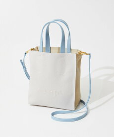 マルニ MARNI SHMP0040L3 P6533 トートバッグ MUSEO SOFT MINI レディース バック ミュゼオ ソフト ミニ ロゴ レザー ミニショルダーバッグ 通勤 旅行 2way おしゃれ プレゼント ギフト 鞄 お祝い アイボリー ブラック