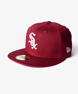 �j���[�G�� NEW ERA 59FIFTY 5950 �t�B�t�e�B�[ �i�C�� �t�B�t�e�B�[ Chicago White Sox League Essential �V�J�S �z���C�g�\�b�N�X ���[�O�G�b�Z���V���� 60364430 �L���b�v �t���b�g�o�C�U�[ MLB �싅 ���j�Z�b