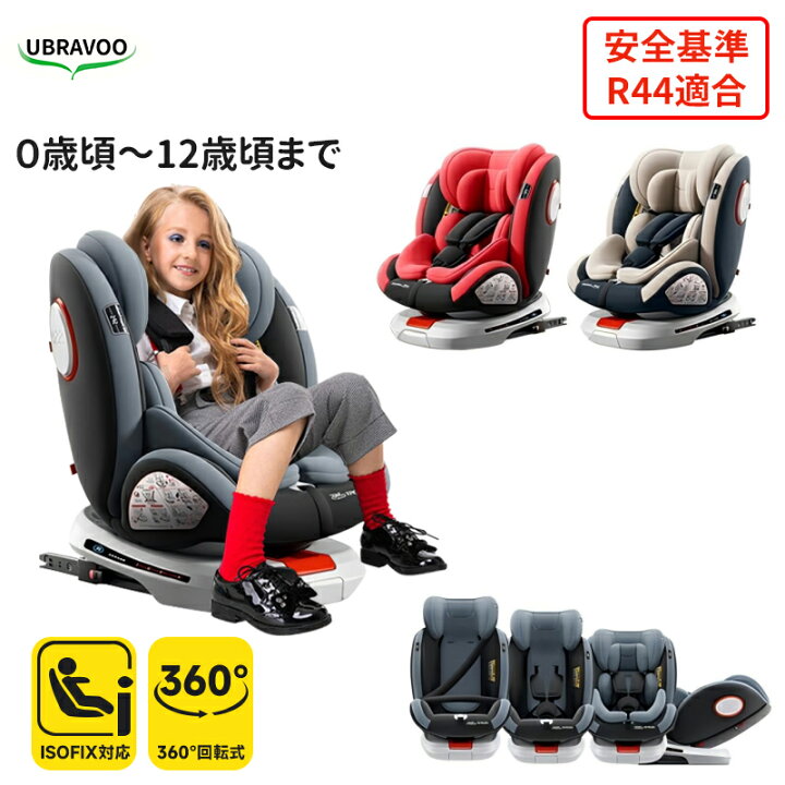 楽天市場】HZDMJ チャイルドシート ジュニアシート 回転式 360度回転 