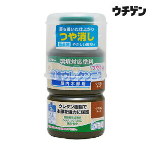 和信ペイント 水性ウレタンニス つや消しチーク 130ml