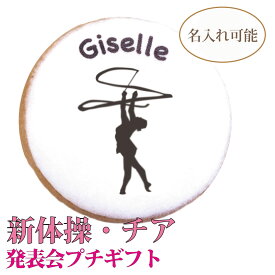 【ダンス280G】新体操・チア・バトン・ダンスのプチギフト・名入れができるアイシングクッキー