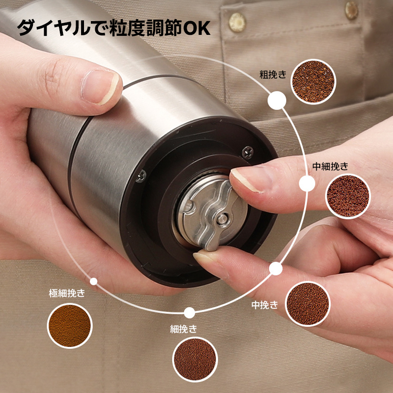 楽天市場】コーヒーミル 電動 2024最新型 ステンレス製 コーヒー
