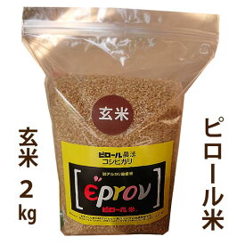 【玄米】ピロール米 福井産 コシヒカリ 令和6年産 玄米2kg