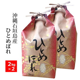 【精米】沖縄 石垣島産 ひとめぼれ令和5年 精米 4kg(2kgx2袋)