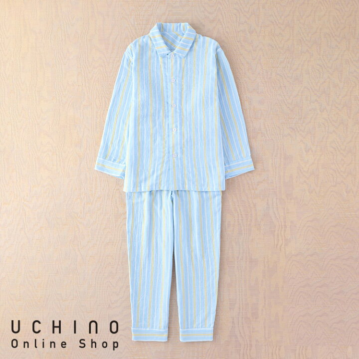 楽天市場】マシュマロガーゼ UCHINO マルチストライプ メンズ パジャマ 