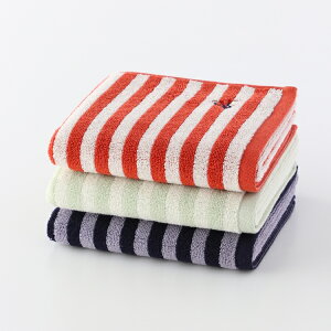 agnes b. アニエスベー abエテルネルフェイスタオル 約34×75cm ボーダー柄 刺繍 ウチノ UCHINO ウチノタオル 【内野タオル】 ギフト 贈り物 プレゼント