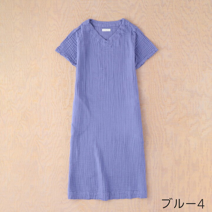 楽天市場】UCHINO ウチノ クレープガーゼ レディース Vネック 