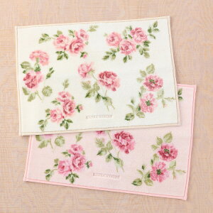 (SALE)���[���A�V�����C LAURA ASHLEY �A���o�e�B�[���o�X�}�b�g �ԕ��v�����g ���j���[�A�� �s���N �A�C�{���[ �؂₩ �E�`�m UCHINO �E�`�m�^�I�� �y����^�I���z �M�t�g ���蕨 �v���[���g