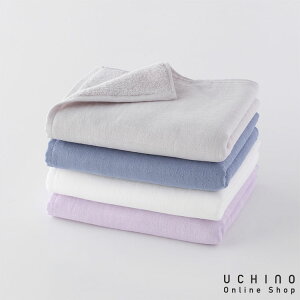 【UCHINO公式店】ウチノ マシュマロガーゼ&パイルカラー フェイスタオル|内野 タオル フェースタオル 綿100% やさしい 柔らか 速乾 保温 通気 吸湿 吸水 プレゼント ギフト 誕生日