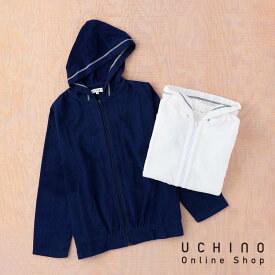 (SALE)極薄やわらかパーカー メンズ Re：Luxe UCHINO ルームウェア パーカー メンズ 長袖 綿 綿100% 部屋着 ウチノタオル 【内野タオル】 ギフト 贈り物 プレゼント