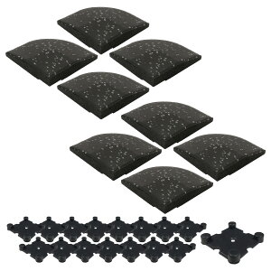 GYMMAT ジムマット ゴムマット 段差解消コーナースロープ 厚み25mm用 フロアマット トレーニングマット フィットネスマット 防音マット 衝撃吸収 防振マット 運動マット エクササイズマット