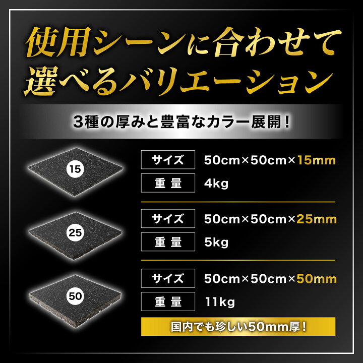 楽天市場】GYMMAT ジムマット ゴムマット 段差解消スロープ 厚み25mm用 