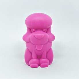 ブラシ ペット用 たのしい ブラシ やさしい マッサージ 可愛い 犬 猫 シリコン お風呂 グルーミング うちの子工房【トイプードル】