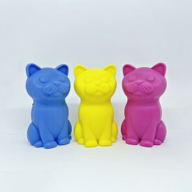 猫 贈り物 ブラシ シャンプー ブラシ マッサージブラシ シリコン お風呂 グルーミング うちの子ゴロン【アメショー正面】