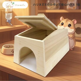 マルカン CASA ハリネズミののぞいて安心ハウス 1個 x1個 ハリネズミ 小動物 用品 ハウス 天然木製 隠れ家 飼育用品 観察用窓付き 天面開閉式 底なし構造 メンテナンスしやすい ナチュラル デザイン 設置