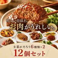 テレビで紹介されました！ メインお肉のおかず 6種×2個 計12個セット レトルトおかず 保存料 着色料 無…