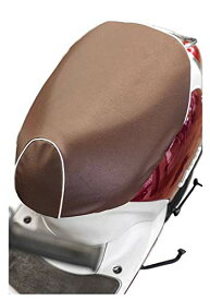 国産品 厚手合皮素材！ VINO(4サイクルビーノ)専用設計シートカバー ブラウン（ホワイトパイピング） 取り付け簡単 被せるだけの口ゴム式 JBH-sa54j/SA26J/SA37J/SA59J（XC50）茶色