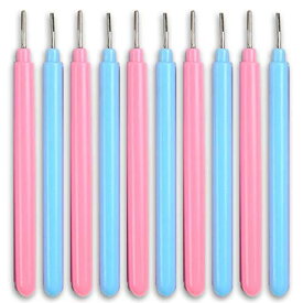 COLORBIRD ペーパークイリング クイリングスロット 10本 ニードル スロット クイリング ペーパークラフト 趣味 花紙 工具 造花 手芸 お花紙 リング