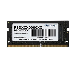 PATRIOT pgIbg m[gp\Rp SODIMM DDR4 3200MHz PC4-25600 8GB CL22 PSD48G320081S